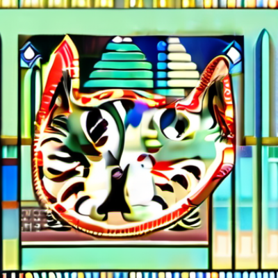 Schnurrel im Stil klimt