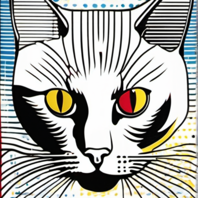 Zack im Stil lichtenstein