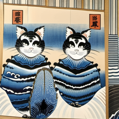 Loretta Saul im Stil hokusai