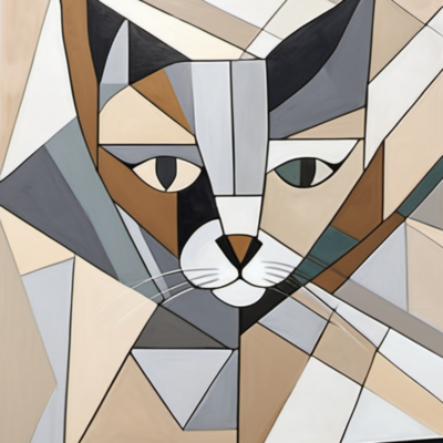 Zippel im Stil picasso cubism