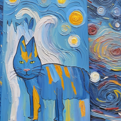 MASO im Stil van gogh