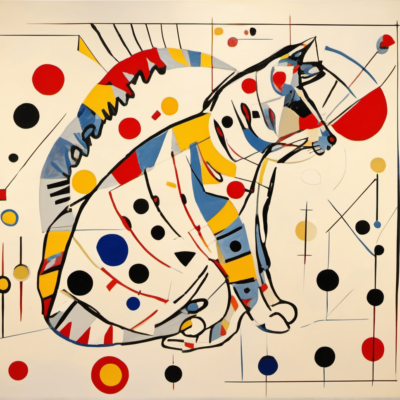 Vasuvirhi im Stil kandinsky