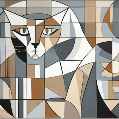 Mrs. Cutie Pie im Stil picasso cubism