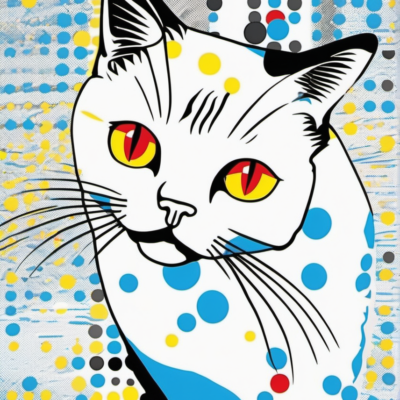 CATTO im Stil lichtenstein