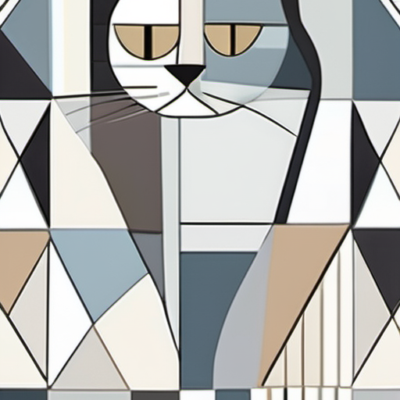 Wackelfuß im Stil picasso cubism