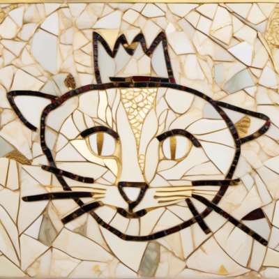 Wuschelkrone im Stil klimt