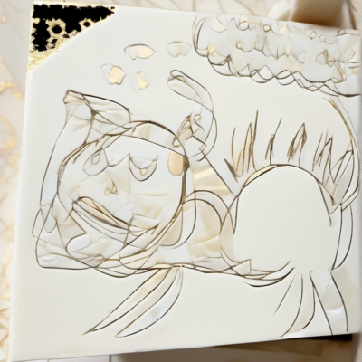 Wuschelmaus im Stil klimt
