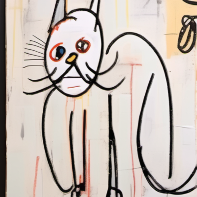 Schnurzel im Stil basquiat