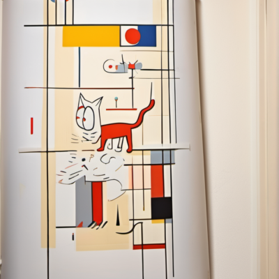 Gatze im Stil kandinsky