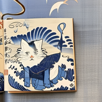 Ggohg im Stil hokusai