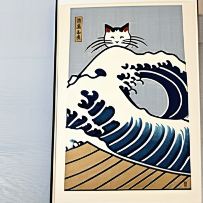 yayner im Stil hokusai