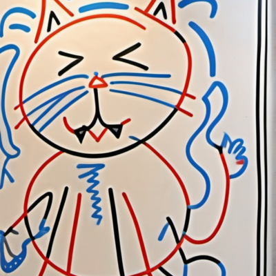 Posse im Stil keith haring