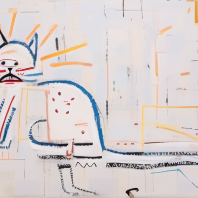 Schwanzl im Stil basquiat