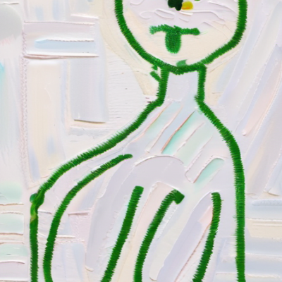 Grünz im Stil van gogh