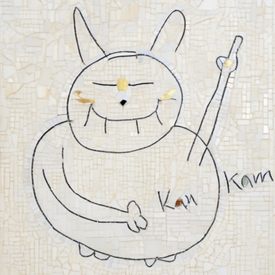 Kan-Kan im Stil klimt