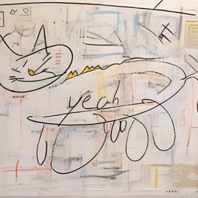 yeah im Stil basquiat