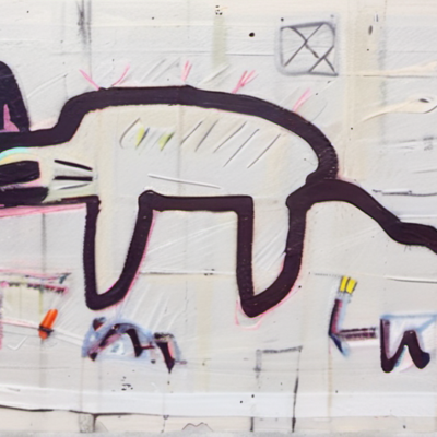 Tim Tumpi im Stil basquiat