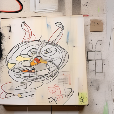 Tarrin im Stil basquiat