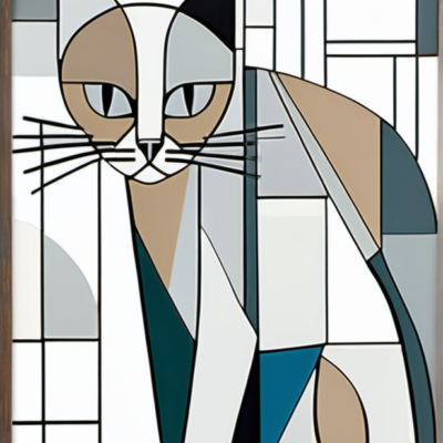 Wuschelkralle im Stil picasso cubism