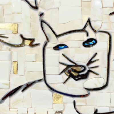 Zick Zack im Stil klimt