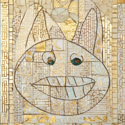 Zähneputzer im Stil klimt
