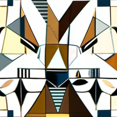 Schnurrel im Stil picasso cubism
