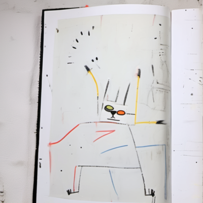 Norbert im Stil basquiat