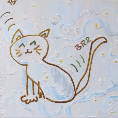 Schlürferl im Stil van gogh