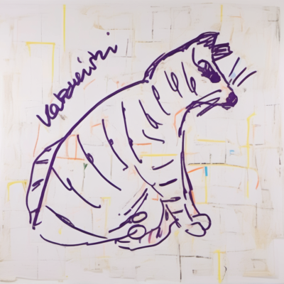 Vasuvirhi im Stil basquiat