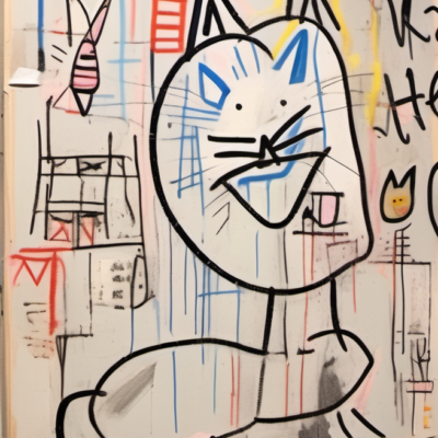 Schnuffelkerl im Stil basquiat