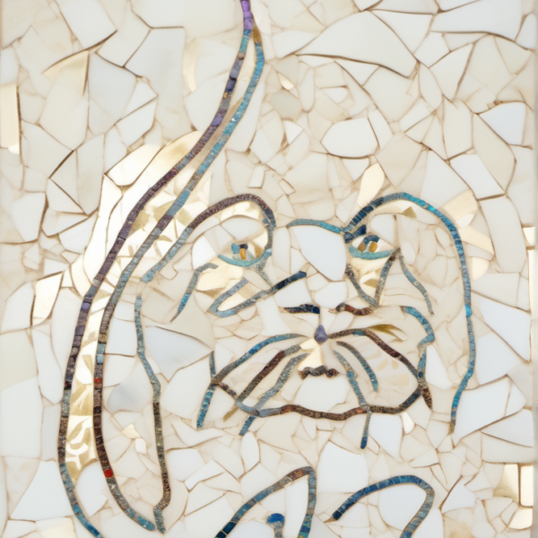 Schlitzohr im Stil klimt
