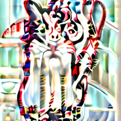 Zickzack im Stil klimt
