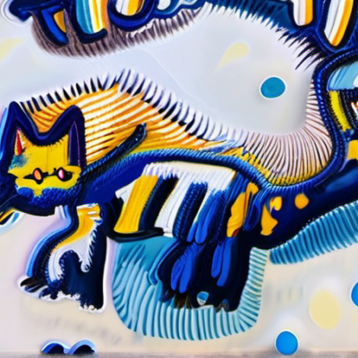 Blaustift im Stil van gogh