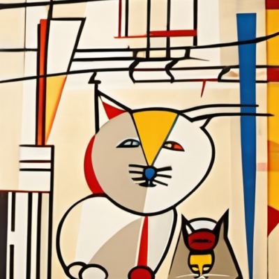 bibi kati im Stil kandinsky