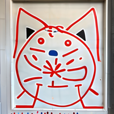 Henrike im Stil keith haring