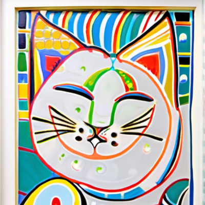 Henrike im Stil hundertwasser