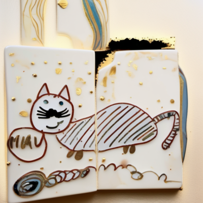 Miau im Stil klimt